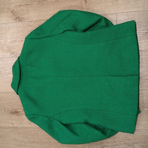 J. Crew School Boy Blazer Picnic Tweed Kelly Green Size 8 - Picture 13 of 17